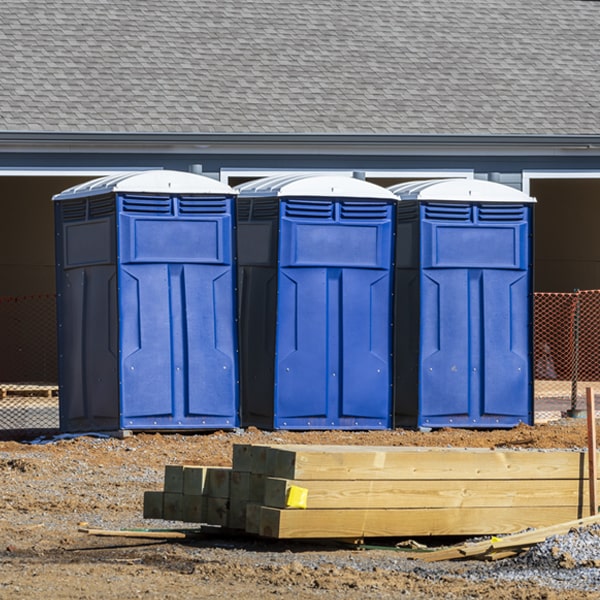 is there a specific order in which to place multiple portable restrooms in Collinsville TX